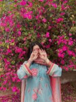 Serene Blue Floral — গ্রীষ্মের দিনে নিজেকে ফ্রেশ এবং এলিগেন্ট লুকে সাজাতে ট্রাই করুন এই চমৎকার ৩-পিস সেটটি। - Image 6
